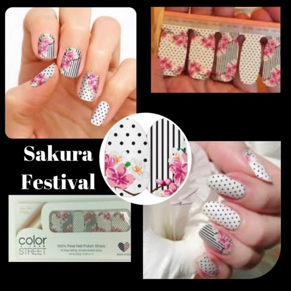 NIB Color Street Sakura Festival AND Tutti Frutti Nail Polish Strips